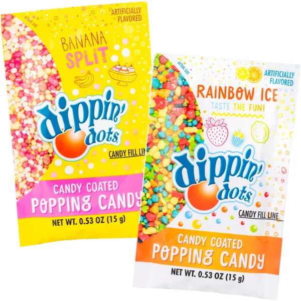 2 Individual Popping Candy Packs